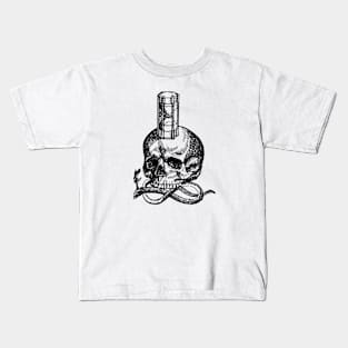 Light academia skull Kids T-Shirt